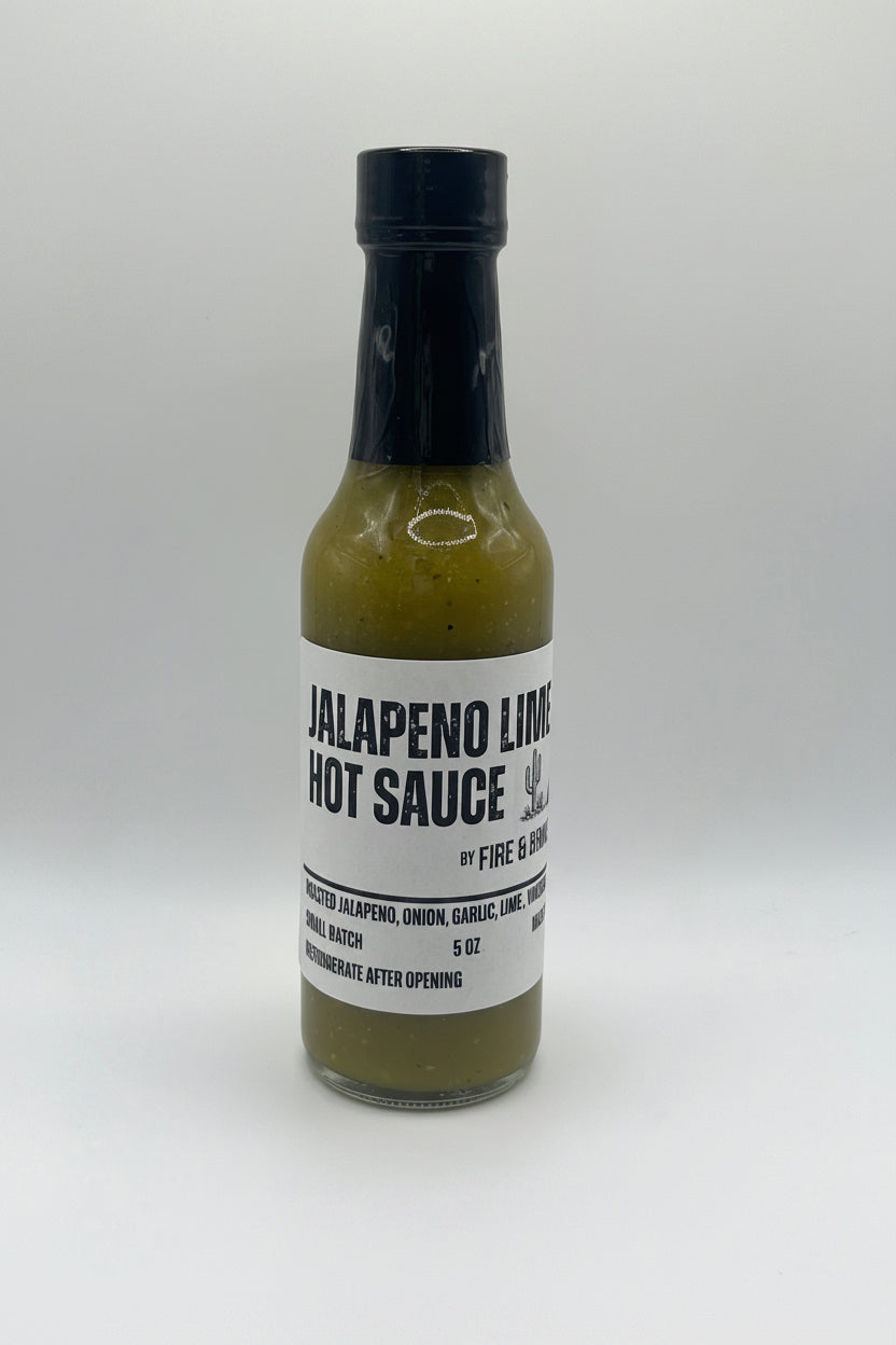 Jalapeño Lime Hot Sauce | Tangy Spiced Just Right. Great for Tacos, Wings & Fish