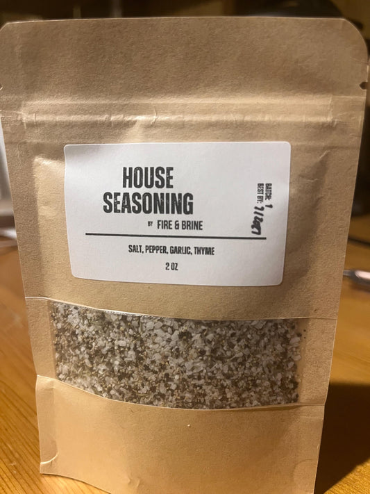 House Seasoning Blend | All-Purpose Garlic Thyme & Pepper Spice | Everyday Cooking Seasoning