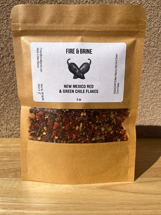 New Mexico Hatch Red & Green Chile Flakes | Southwest Chili Flakes for Cooking and Grilling