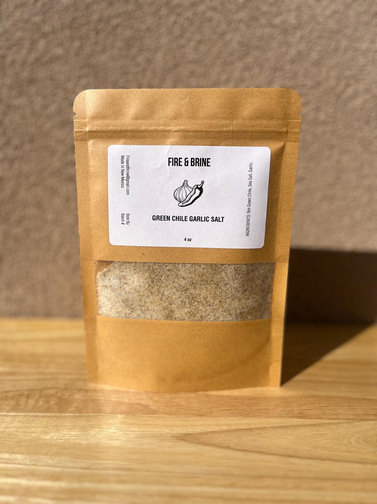 New Mexico Hatch Green Chile Garlic Salt