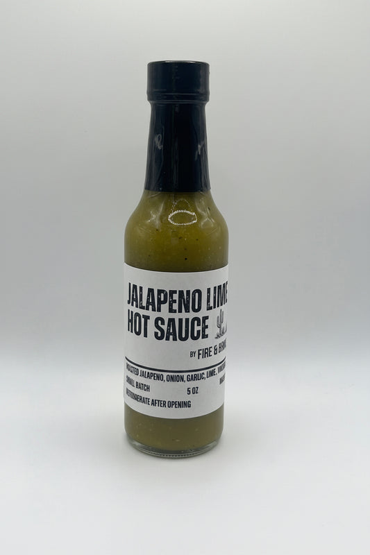 Jalapeño Lime Hot Sauce | Tangy Spiced Just Right. Great for Tacos, Wings & Fish
