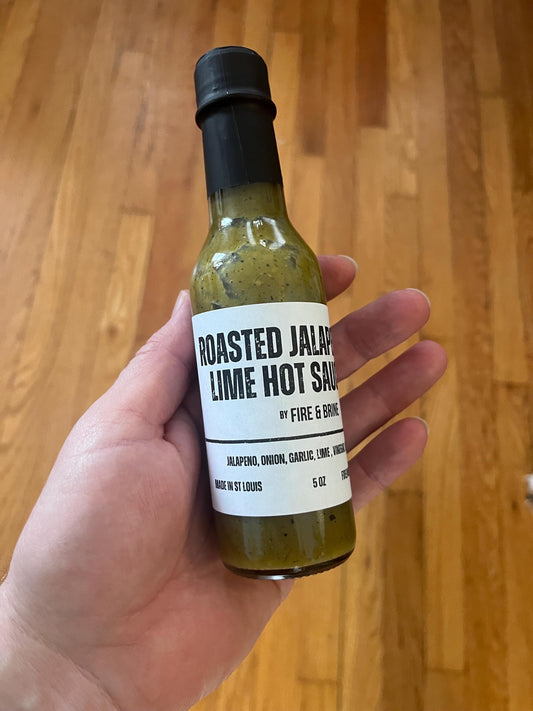Jalapeño Lime Hot Sauce | Tangy Spicy Sauce for Tacos, Wings & Fish