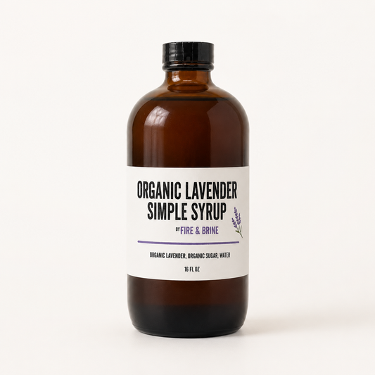 Lavender Simple Syrup for coffee and cocktails