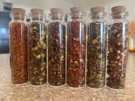 Chile pepper flake sampler gift set