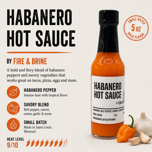 Habanero carrot hot sauce